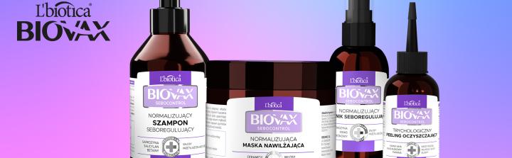 Kuracja Biovax dla włosów z tendencją do przetłuszczania i łojotokowej skóry głowy